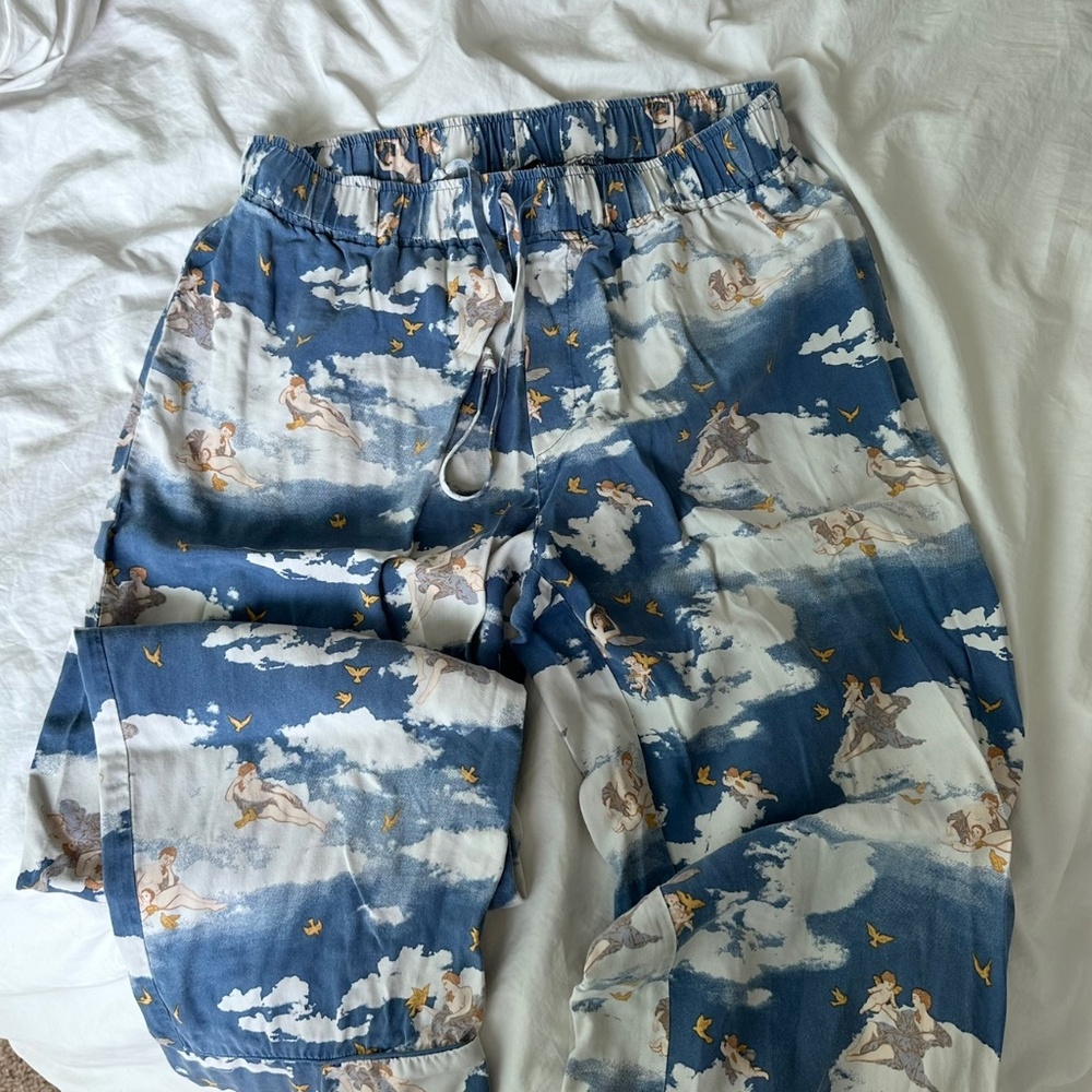 reformation angel and cloud/cherub pajama set